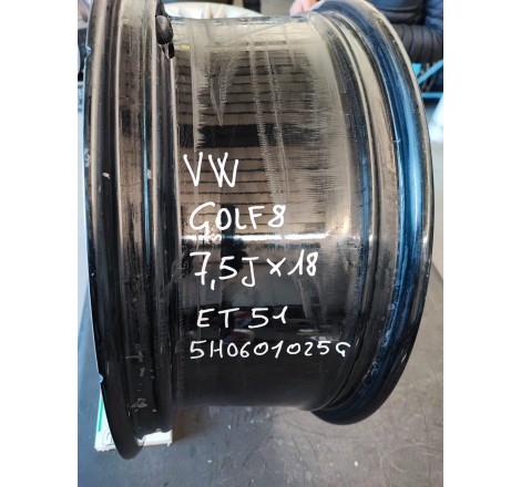 cerchio in lega vw golf 8...